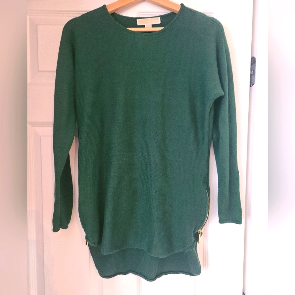 Michael Kors Womens Sweater Green Size S